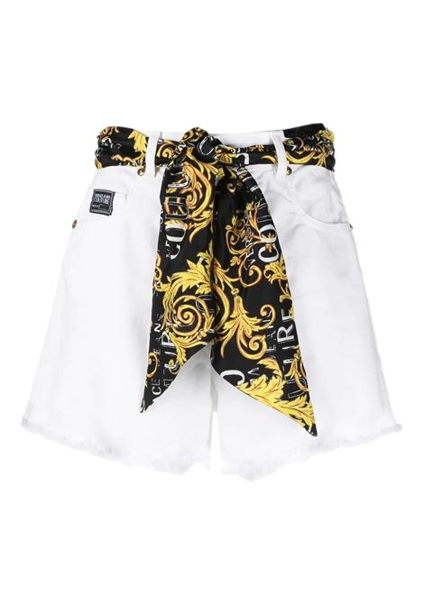SHORTS BIANCO CON FOULARD VERSACE JEANS COUTURE VERSACE JEANS COUTURE | Short | 74HAD514 EW001TCA003